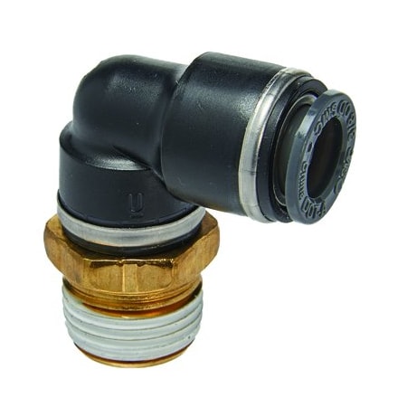 S.U.R. & R. Auto Parts Male Elbow 3/8" Tube X 3/8" NPT (2) SRRABE340